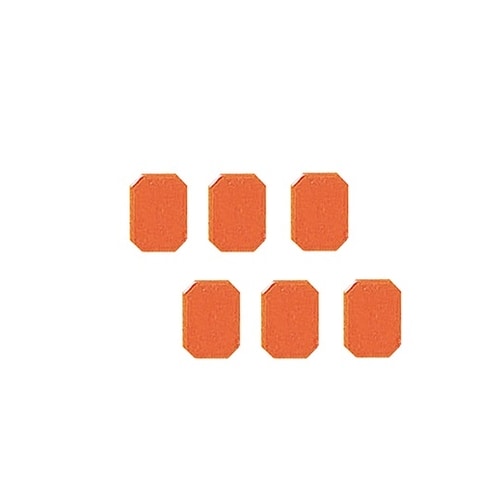 マグネットマーク (文字なし) オレンジ 6枚入