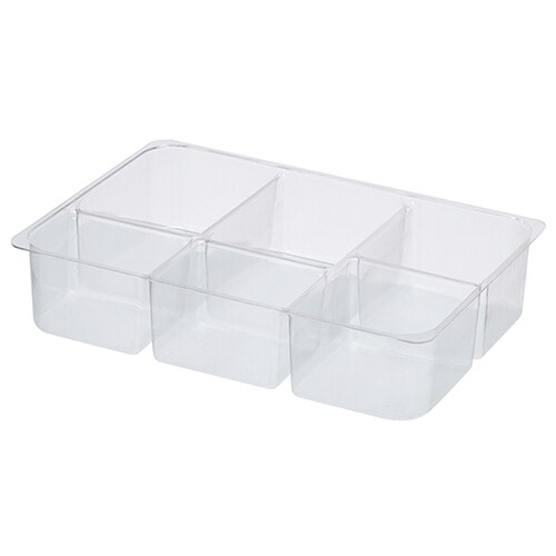 収納トレー用中仕切り (クリア)