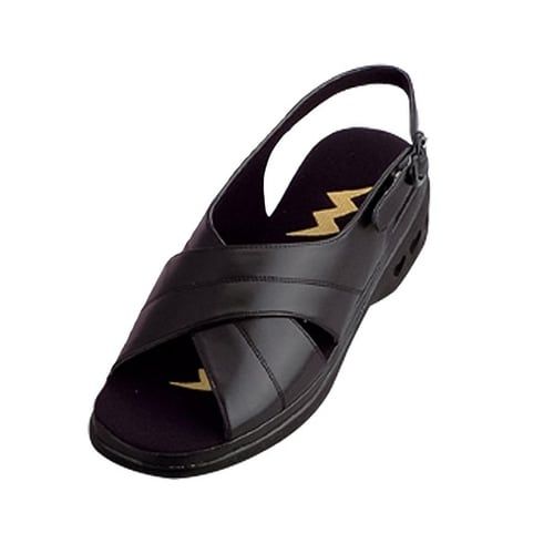 ナースシューズX ブラック/25.0ー25.5cm