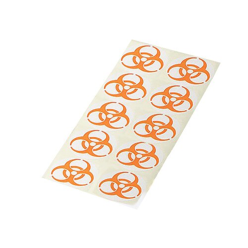 バイオハザードマークラベル 橙 9cm