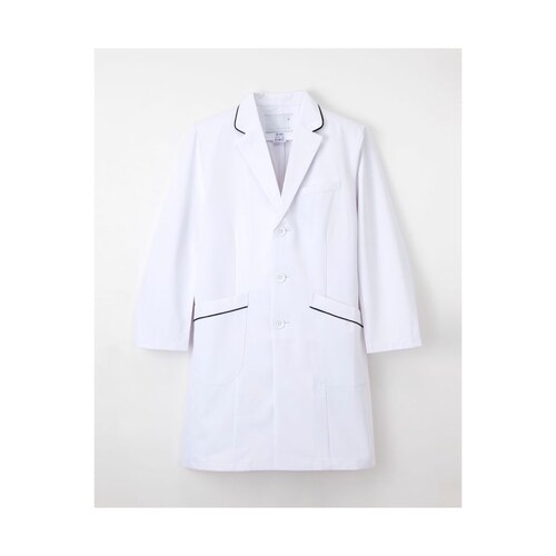 男子診察衣 (シングル/ネイビーライン) L