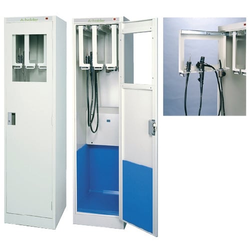 内視鏡キャビネット 6本架け(空気殺菌器付)