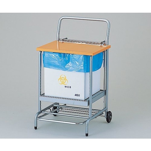 ダンボール用スタンド フタ付 オレンジ