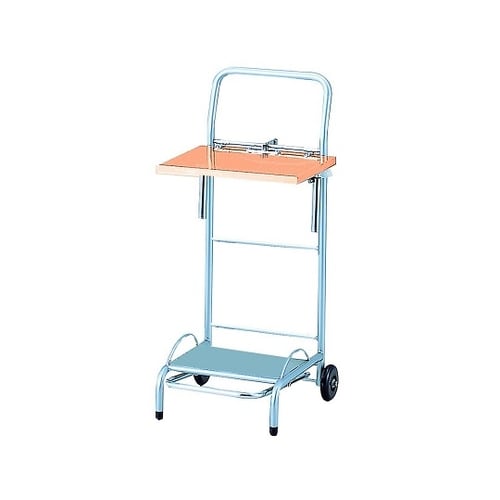 ゴミ袋スタンド(フタ付) オレンジ