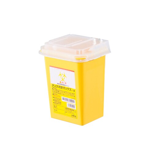 ディスポ針ボックス 黄色1L ケース販売(60個)