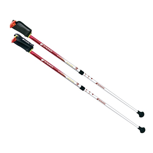 ウォーキングポール レビータ ステップ レッド