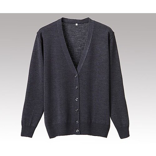 抗ピル長袖カーディガン ネイビー 3L