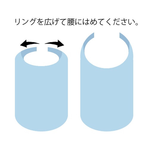 さっと入浴介助エプロン ブルー