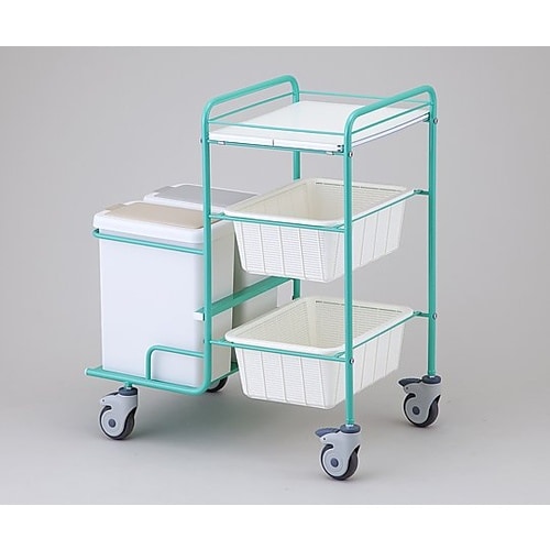 オムツ交換車 (2輪ストッパー付き)