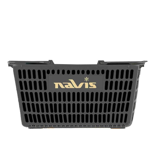 マルチ手提げバスケット33ダークグレー