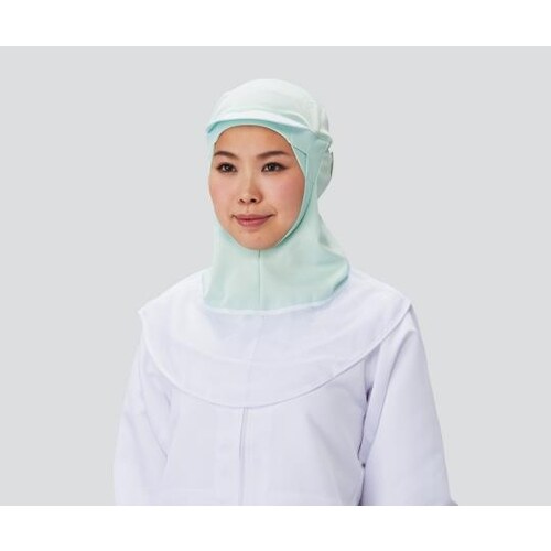 フィットフード(かぶり) ツバ付き グリーン L