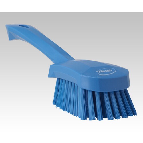 ショートハンドルブラシ ハードタイプ 青