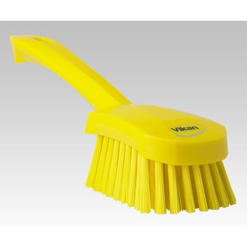 ロングハンドルブラシ ハードタイプ 黄