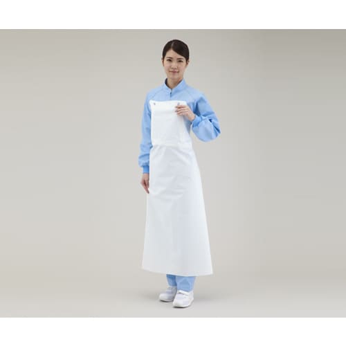 ワンタッチエプロン ホワイト E−52 W M