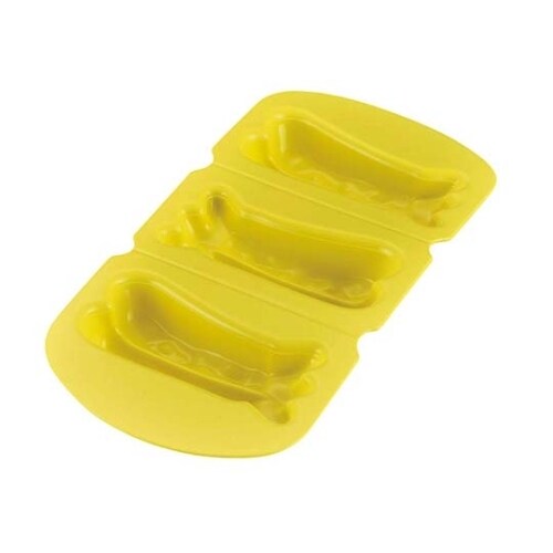アサヒ ソフト食シリコン型 エビフライ型 イエロー