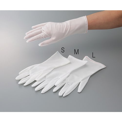 クリーン縫製防塵手袋(ロング) L 赤