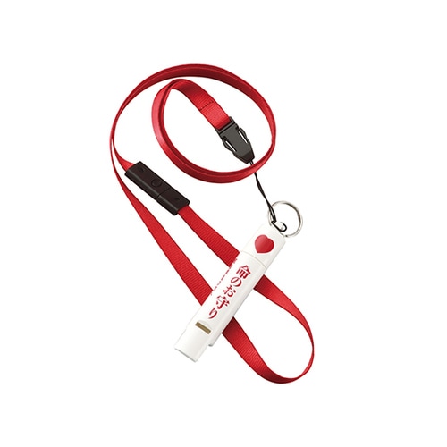 命のお守りストラップタイプ 赤色