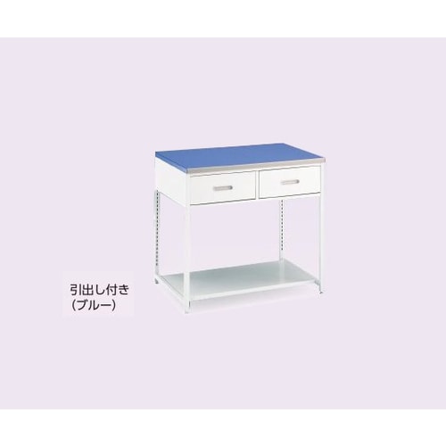 MDS調剤台 引出付き グリーン 900×500