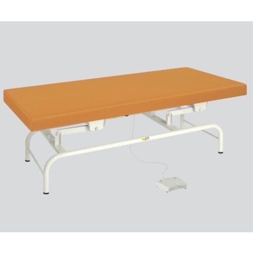 電動診察台 幅60 Mオレンジ 脚ホワイト
