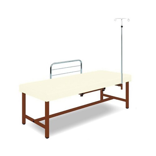 診察台 65×190 Mクリーム 脚ブラウン