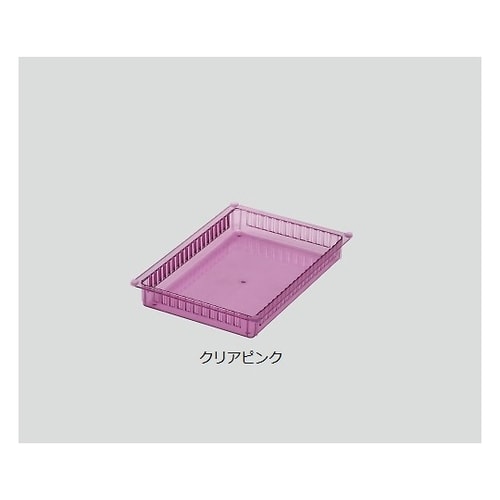 AT ポリカトレー クリアピンク 400×85