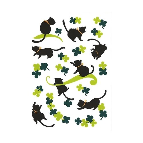 ウォールステッカー ねこの休日