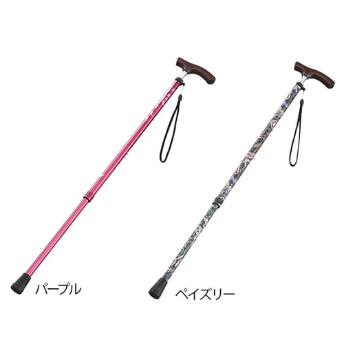 伸縮杖(スリムネックタイプ) パープル(女性用)