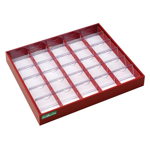 散薬用トレー 30人用 レッド