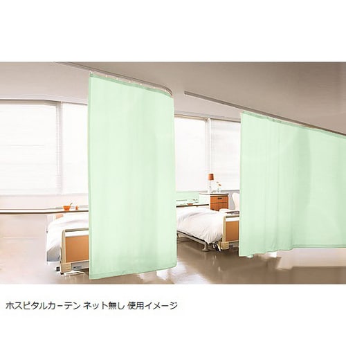 カーテン ネット無し 5000×1700 グリーン