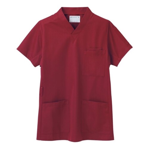 スクラブ (Sボタン) ワイン/M