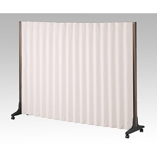 衝立 ロータイプ・アコーディオン(ライトオレンジ)