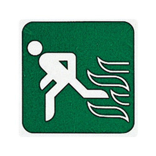 サインプレート (非常口(左へ)) E510−7