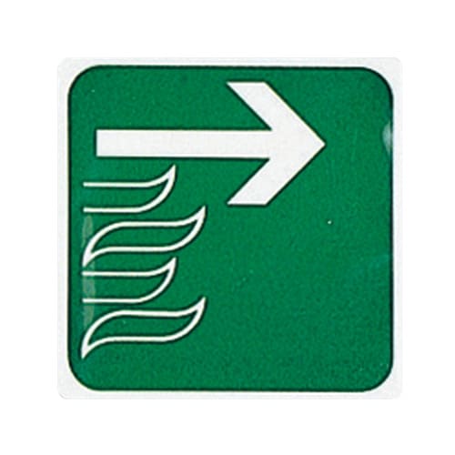 サインプレート (非常口(右へ)) E510−10