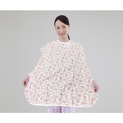 防水・撥水機能付き 食事用エプロン ピンク