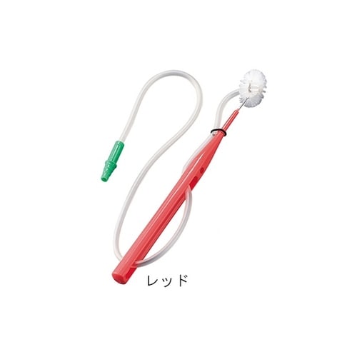 吸引くるリーナブラシ ミニ (吸引ブラシ) レッド
