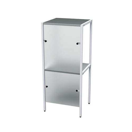 フロントパネル付き架台 351×306×798mm