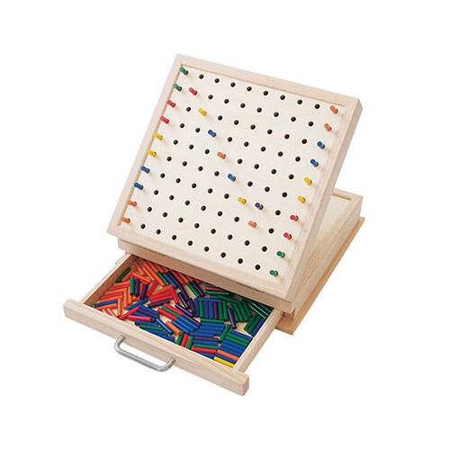 角度調節付きペグボード