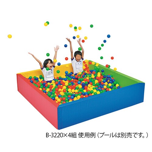 ボールプール用 PEボール(青・緑・赤・黄)