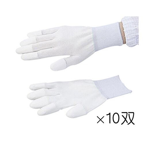 アズピュア PUコート手袋 指先コート L 10双