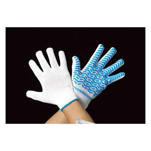 手袋ポリエステル・綿・滑り止め付 L/230mm
