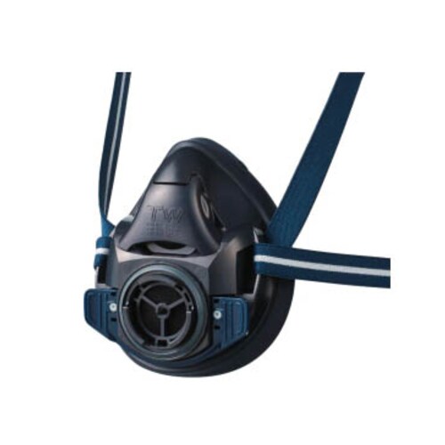 防じん・防毒両検定マスク (Mサイズ) 烏羽色