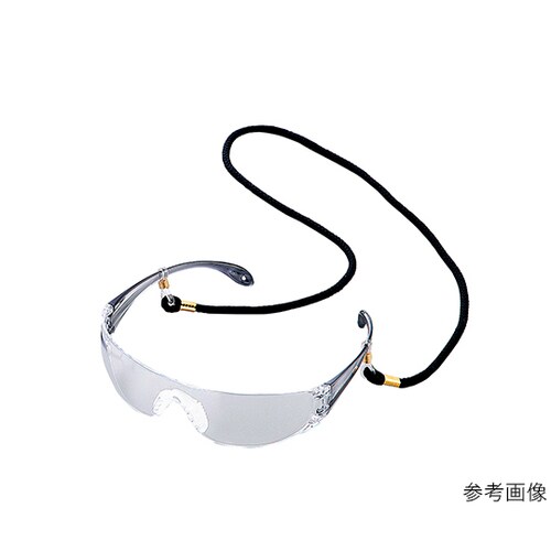 JIS軽量保護メガネ ストラップ付