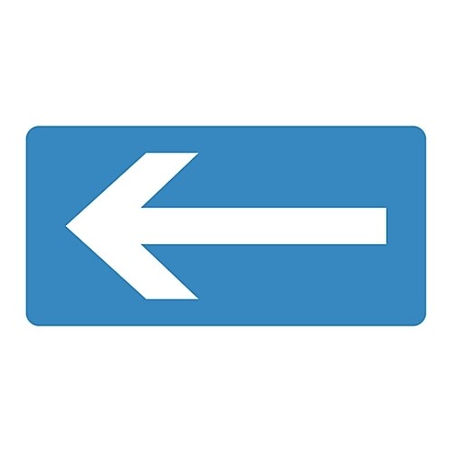 JIS配管識別明示ステッカー 「←」HY−230M