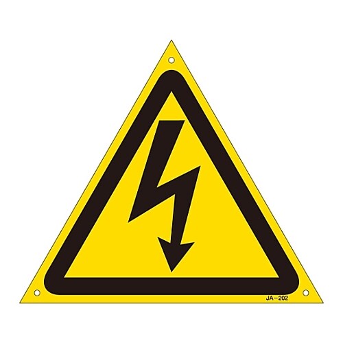 JIS安全標識 (警告) 無地 JA−202S