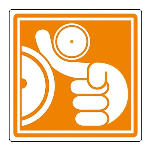 PL警告表示ラベル(簡易タイプ) PL−13(中)