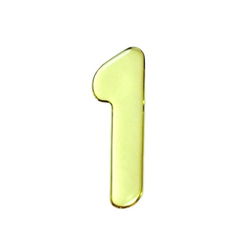 ゴールドメタル文字 1 60mm×1mm