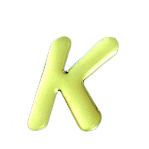 ゴールドメタル文字 K 60mm×1mm