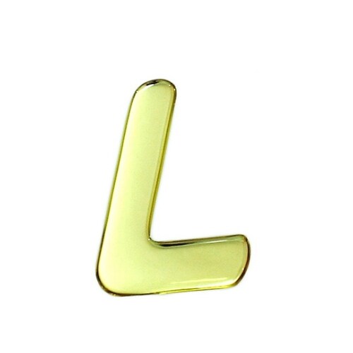 ゴールドメタル文字 L 60mm×1mm