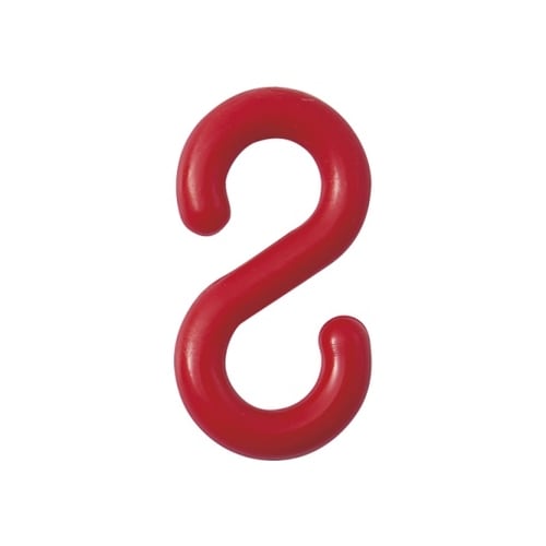 Sフック Φ6mm レッド PF−6R