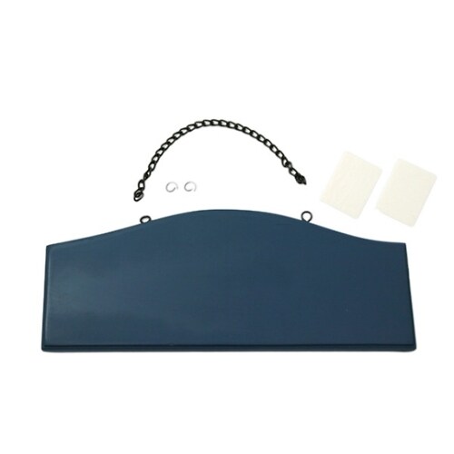 木製ボード ブルー 240×95mm